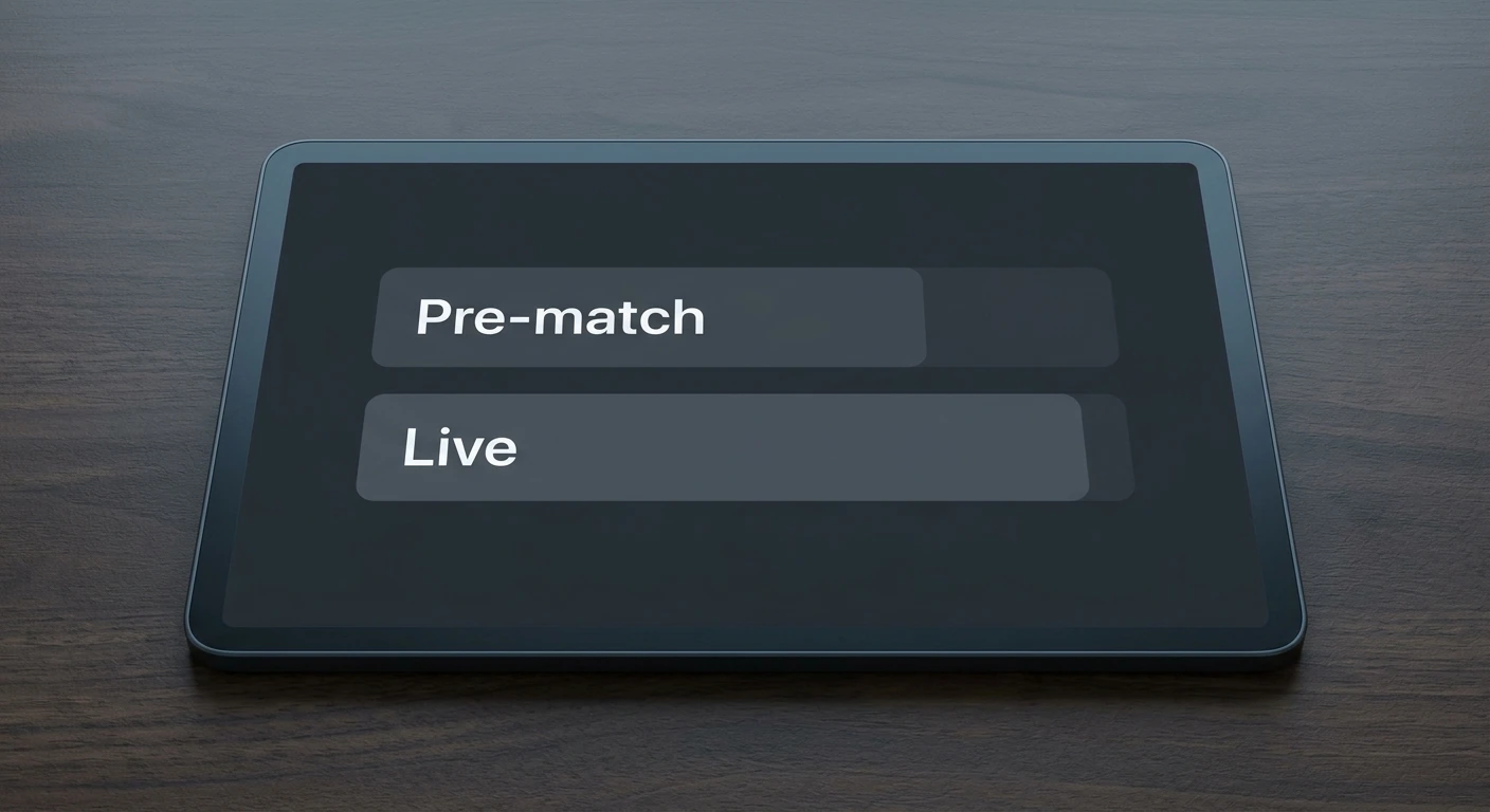 Confronto tra il margine dell'operatore sulle quote live e pre-match nel cricket